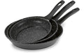 BRATmaxx Pfannenset Pfannen-Set 3-teilig 28 cm Karbonstahl