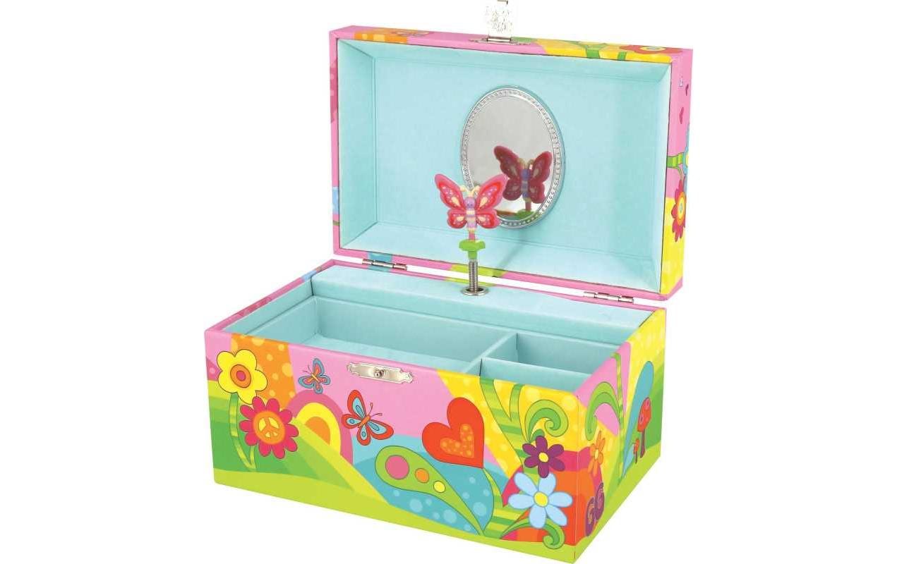 Goki Musikspieldose Schmetterlingswiese Melodie: Over the Rainbow