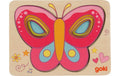 Goki Schichtenpuzzle Schmetterling 15 x 11 x 1.7 cm