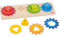 Goki Sortierspiel Formen mit Zahnrädern 30 x 10 x 4 cm, 12 Teile