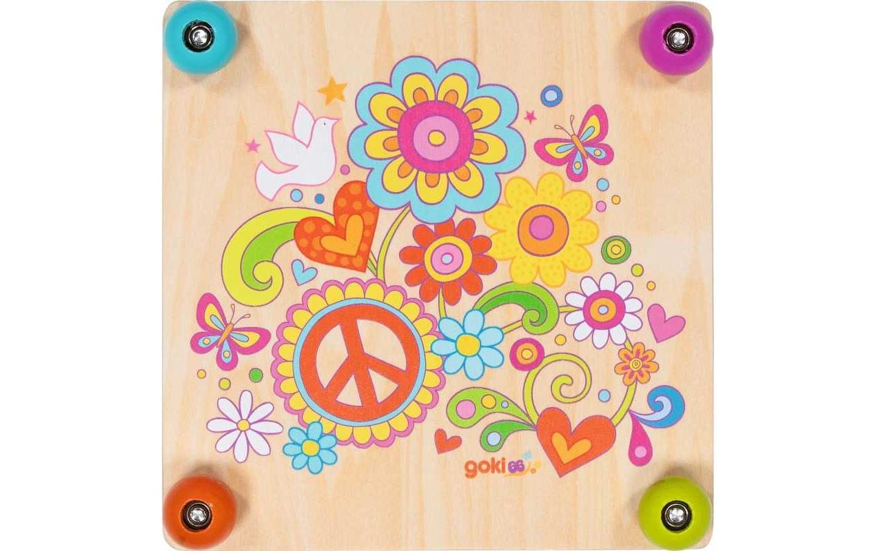 Goki Blumenpresse Flower Power 17.5 x 17.5 x 4.5 cm