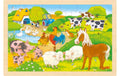 Goki Einlegepuzzle Bauernhof/Zoo 30 x 20 cm
