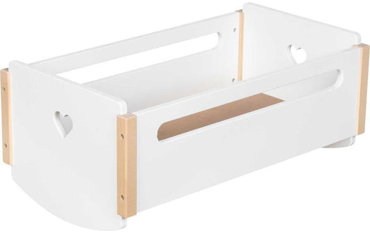 Goki Puppenzubehör Puppenwiege Herz 52.2 x 28.7 x 22 cm