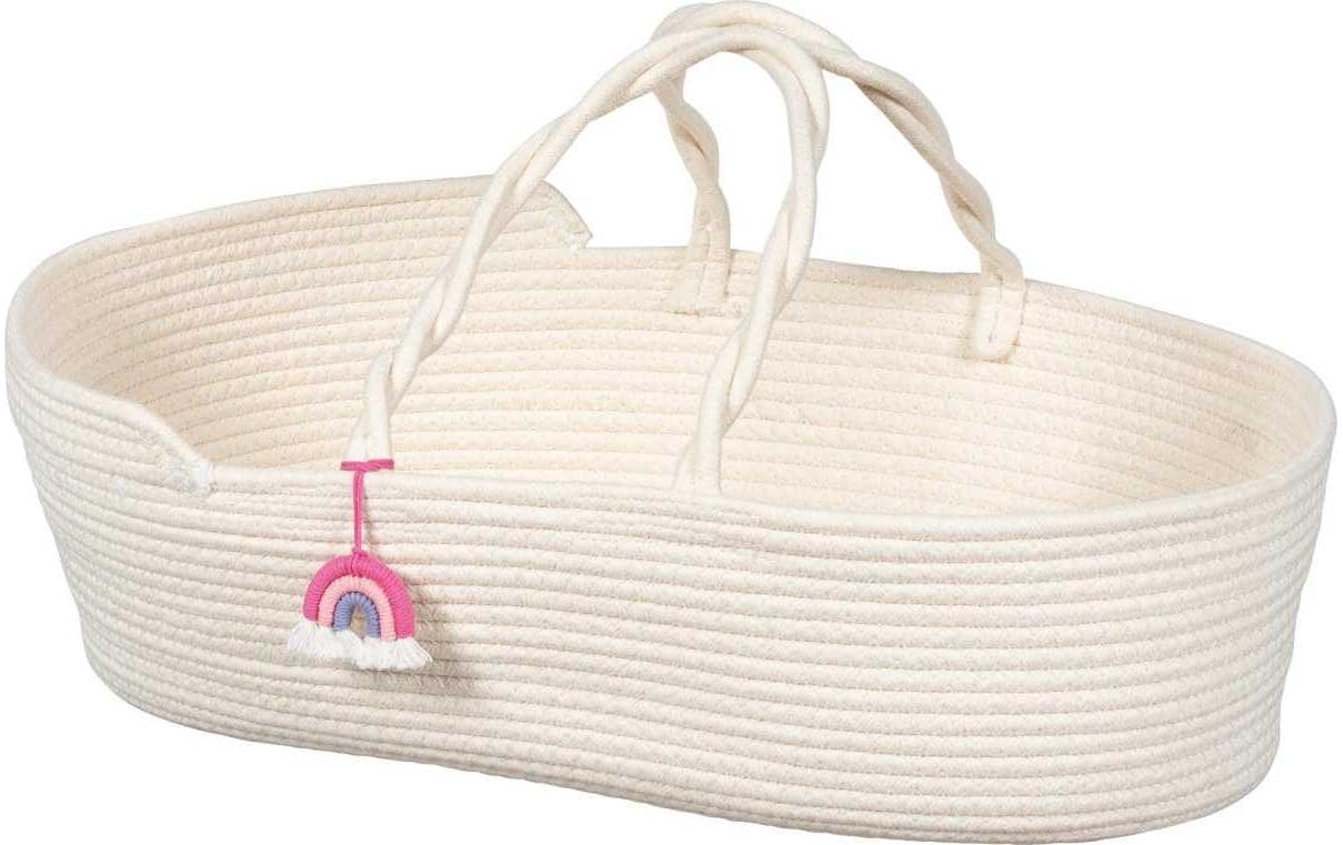 Goki Puppenzubehör Tragekorb mit Anhänger 51 x 30 x 17.5 cm