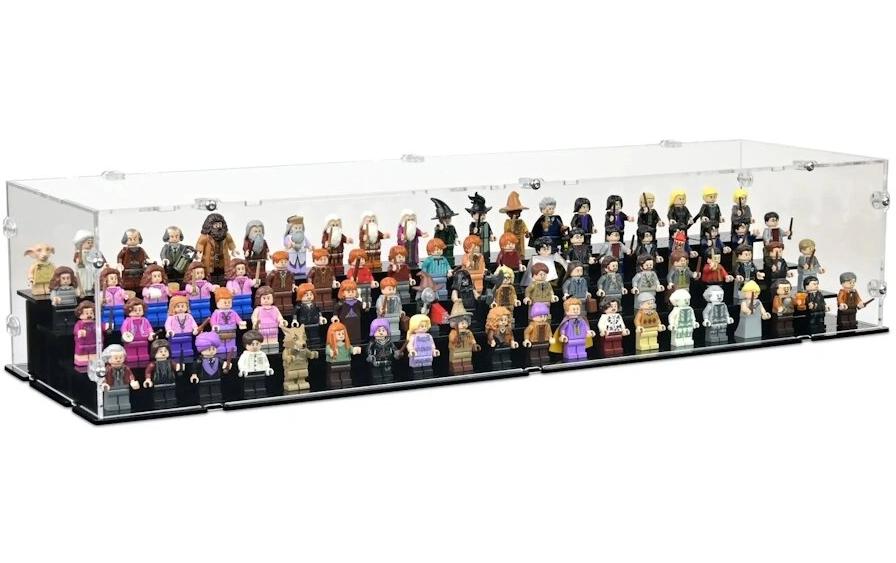 iDisplayit Acryl-Display 80 LEGO-Minifigur Schwarz