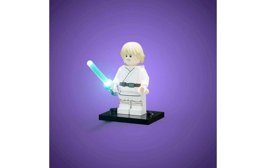 Light My Bricks 2.0 Astro LED Lichtschwert Blau 30 cm Flachkabel