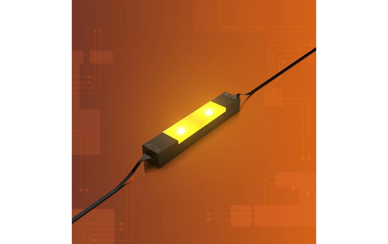 Light My Bricks 2.0 Meteor LED-Brick Light 1 x 6 Gelb