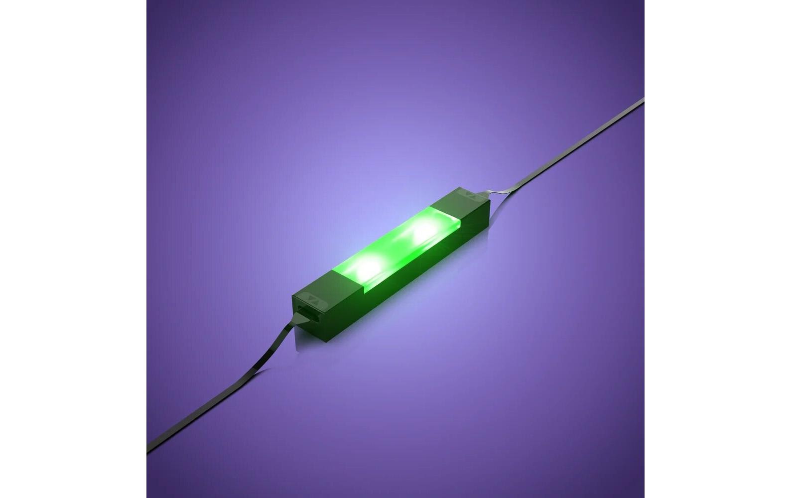 Light My Bricks 2.0 Meteor LED-Baustein 1 x 6 Grün 2er Pack
