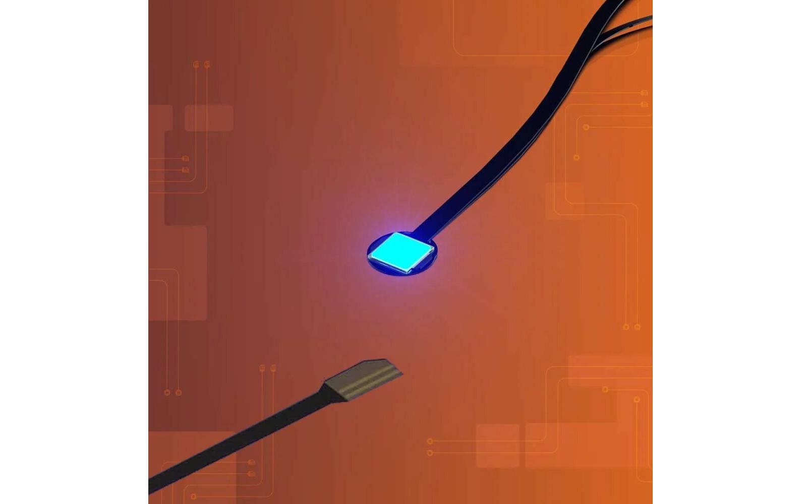 Light My Bricks 2.0 Astro LED Gross Blau mit 30 cm Flachkabel