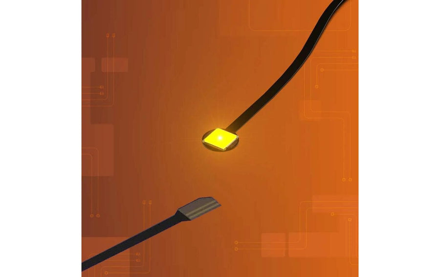 Light My Bricks 2.0 Astro LED Gross Orange 30 cm Flachkabel 4er Pack