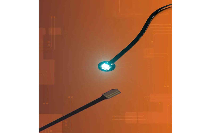 Light My Bricks 2.0 Astro LED Hell-Blau 30 cm Flachkabel, 4er Pack