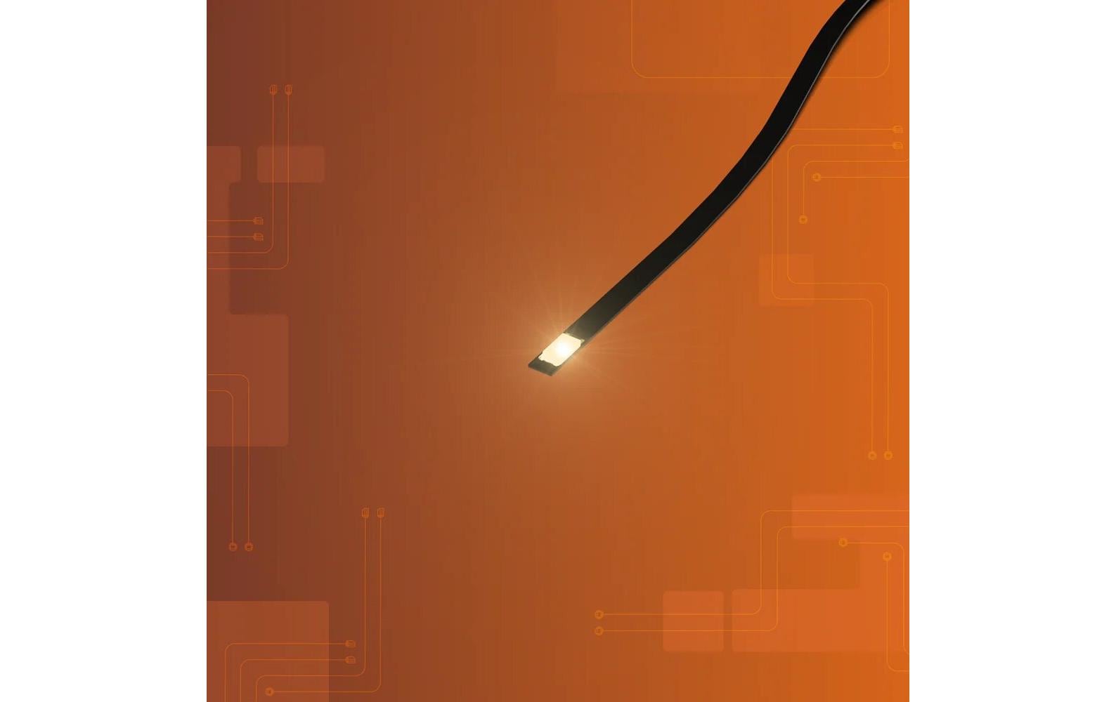 Light My Bricks 2.0 Astro Micro LED Warmweiss 30 cm Flachkabel 4er Pack