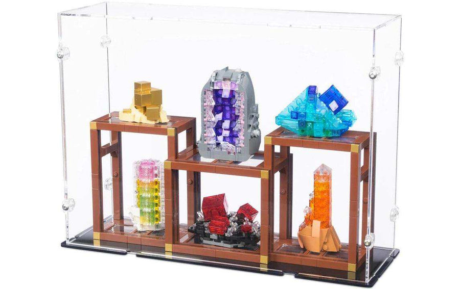 iDisplayit Acryl-Display LEGO 21362 Mineraliensammlung
