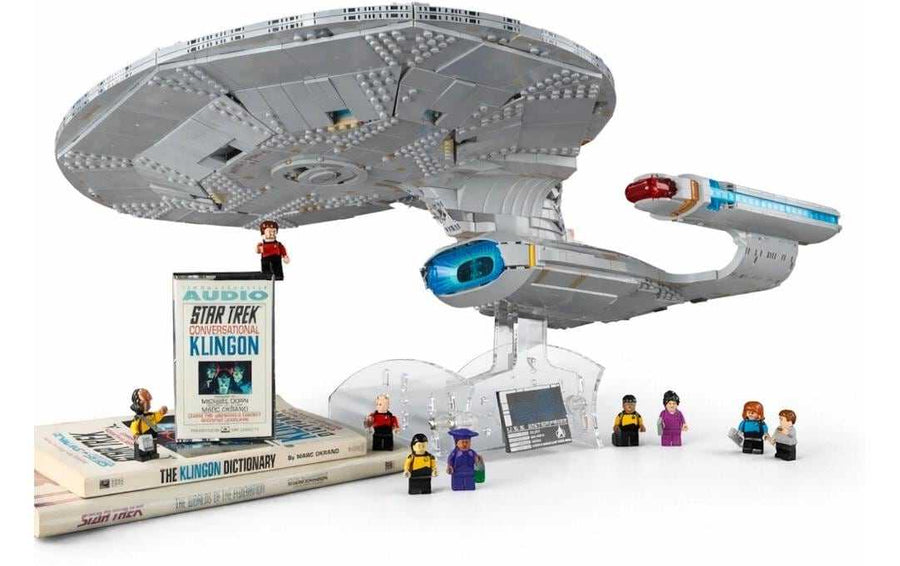 iDisplayit Acryl-Ständer 2 in 1 LEGO 10356 Star Trek U.S.S. Verstellbar