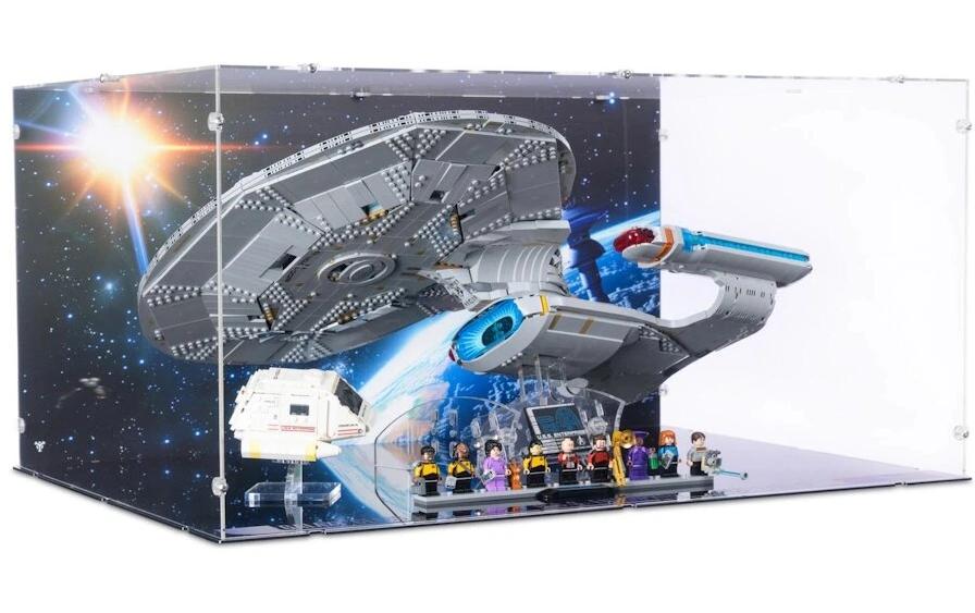 iDisplayit Acryl-Display LEGO 10356 Star Trek U.S.S. inkl. 2 Ständer