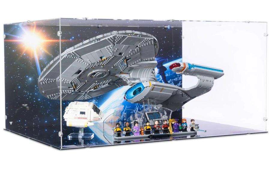 iDisplayit Acryl-Display LEGO 10356 Star Trek U.S.S. inkl. 2 Ständer