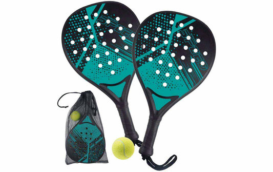 DoYourSports Padelschläger 46.5 cm Starter Set 4-tlg. Schwarz