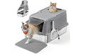 Feandrea Katzentoilette Edelstahl XL 61 x 41 x 36.5 cm