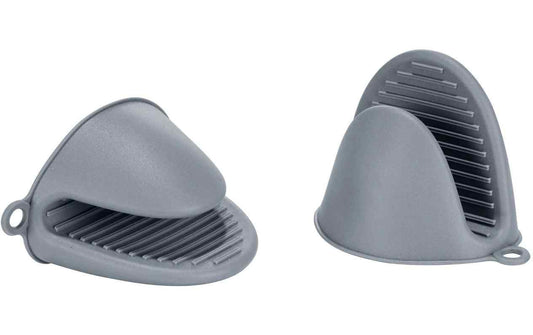 Wenko Silikon-Topfhandschuhe Emma mini, 2er-Set Grau