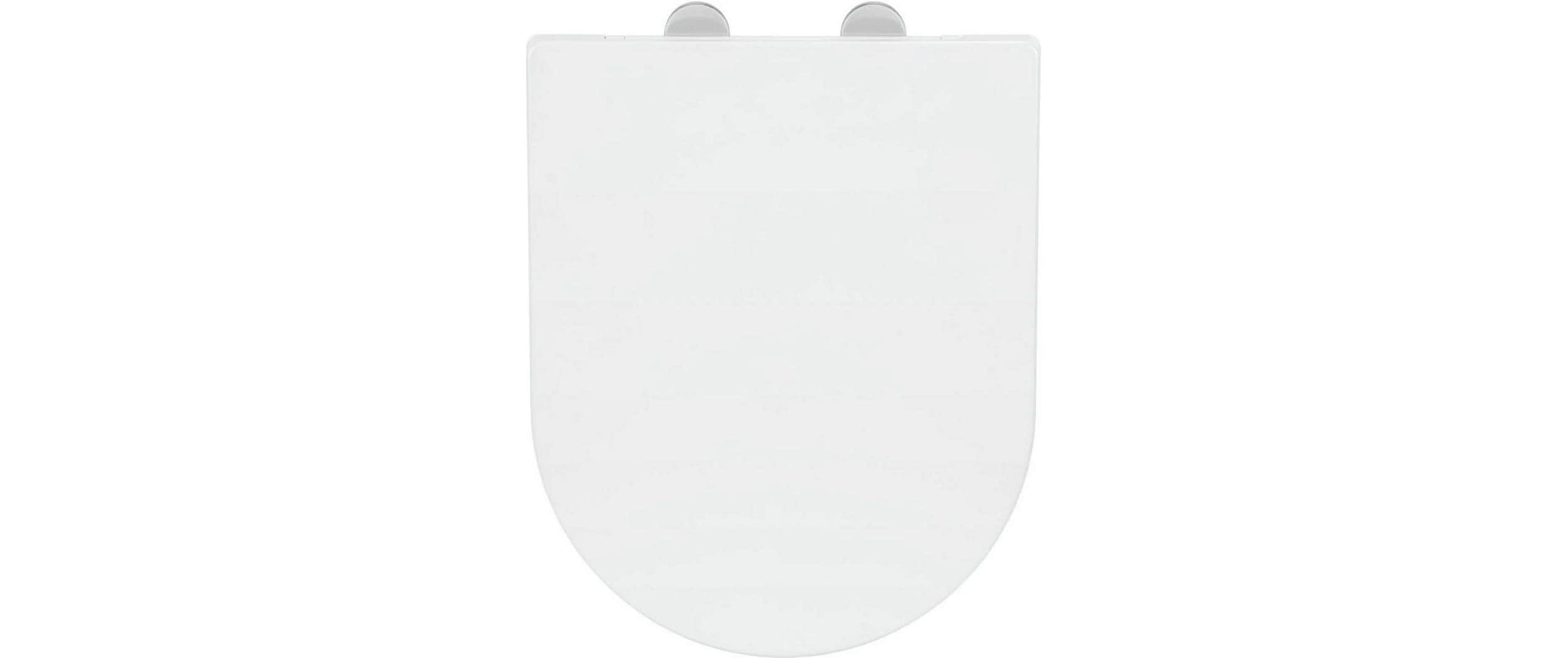 Wenko WC Sitz Lagor Easy Close, Fix Clip, Weiss