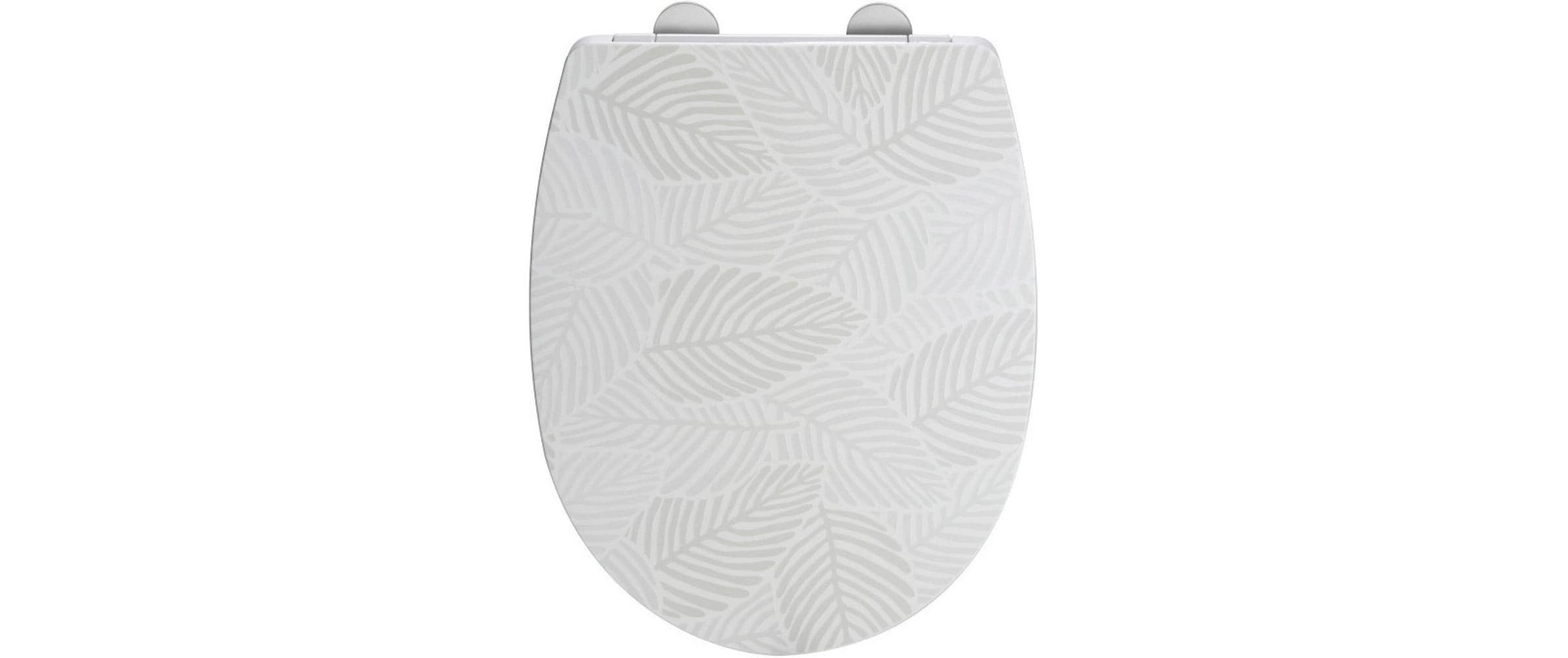 Wenko WC Sitz Roanne Easy Close, Thermoplast, bis 350 kg