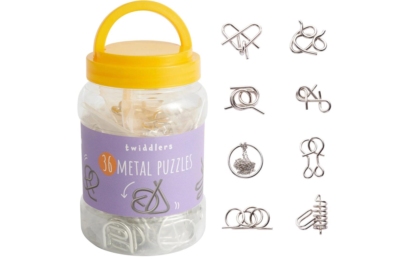 Twiddlers Knobelspiel Metall 36 Stück