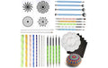 Twiddlers Mandala Tool Kit 35-Teilig Kunststoff Mehrfarbig