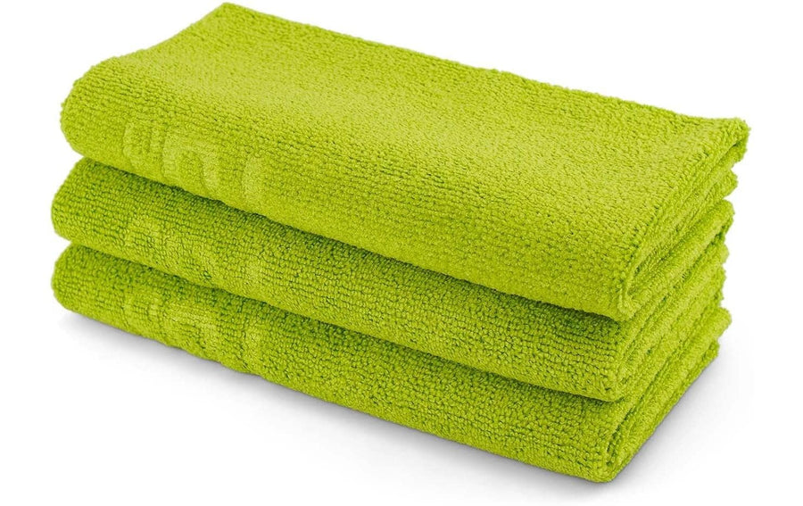 21CARS Edgeless Mikrofaser-Handtuch 3er-Set 40 x 40 cm