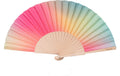 Fisura Handfächer Gradient Pink/Grün