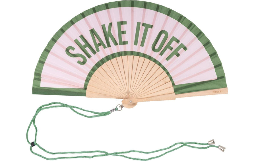 Fisura Handfächer Shake it off Mehrfarbig