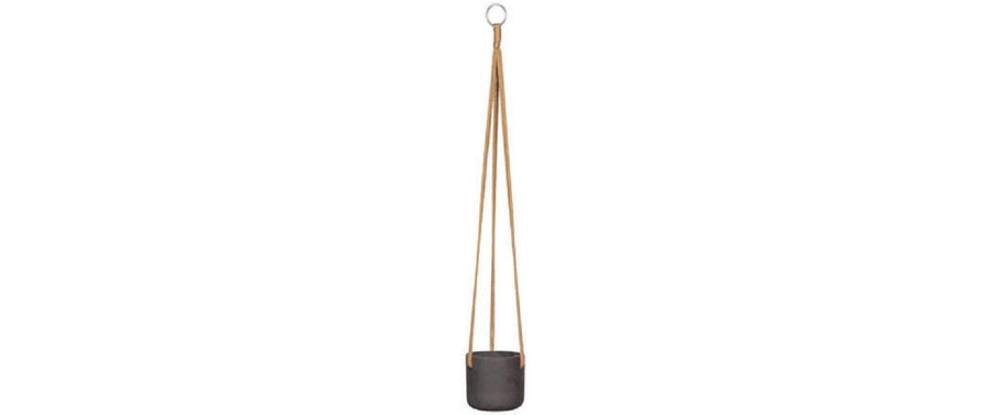 Pottery Pots Pflanzentopf Hanging Charlie XXS Black Washed