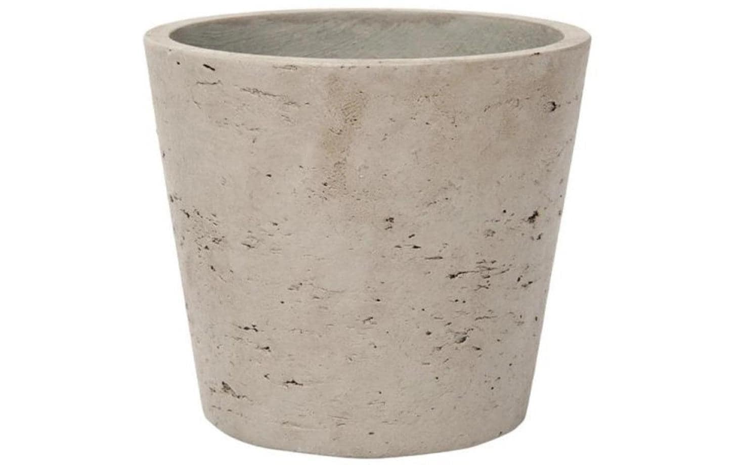 Pflanzentopf Mini Bucket aus grauem Beton für Innen und Außen, Größe L Garten & Outdoor > Pflanzen > Pflanzengefäße Pottery Pots