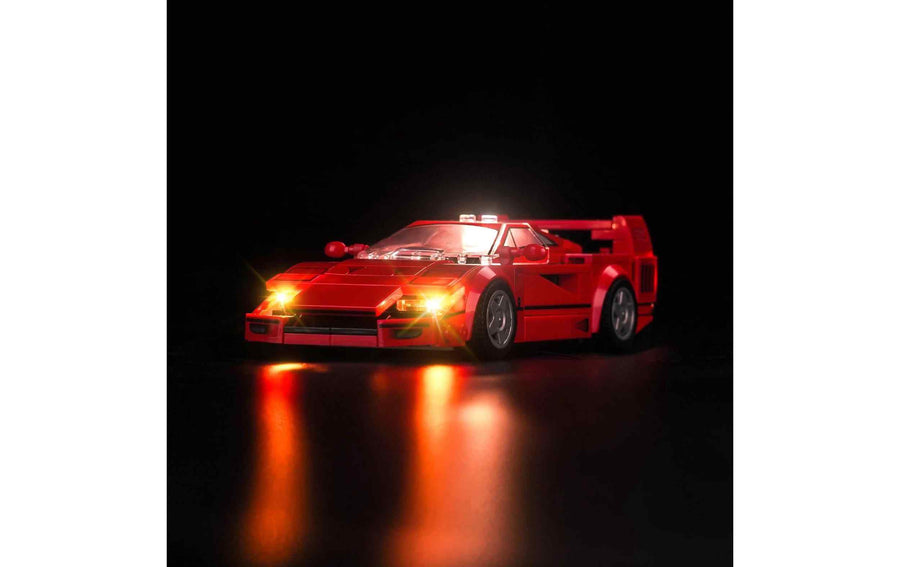 BrickBling LED-Licht-Set für LEGO® Ferrari F40 Supersportwagen (76934)