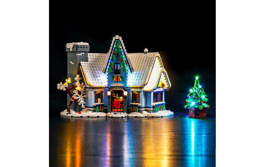 BrickBling LED-Licht-Set für LEGO® Besuch des Weihnachtsmanns (10293)