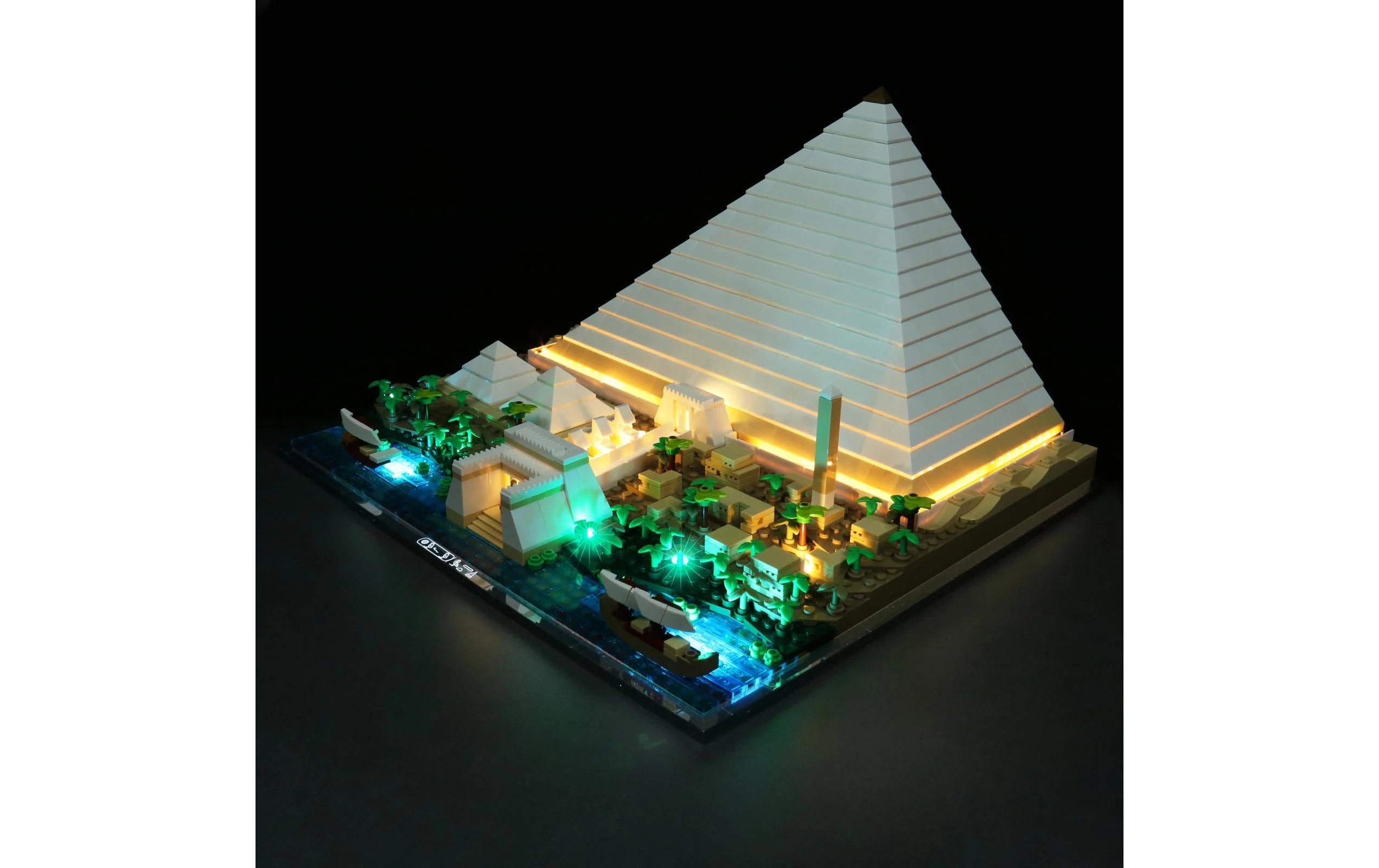 BrickBling LED-Licht-Set für LEGO® Cheops-Pyramide (21058)