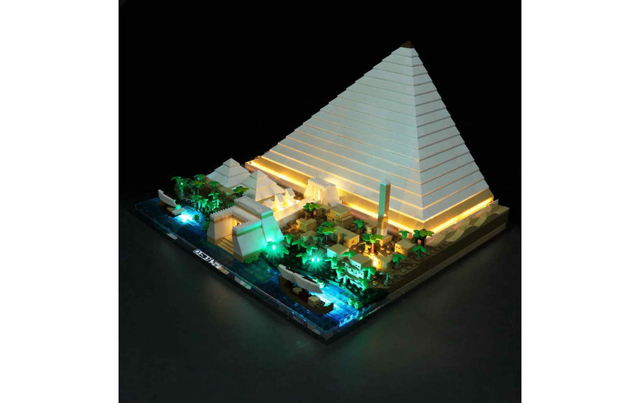 BrickBling LED-Licht-Set für LEGO® Cheops-Pyramide (21058)