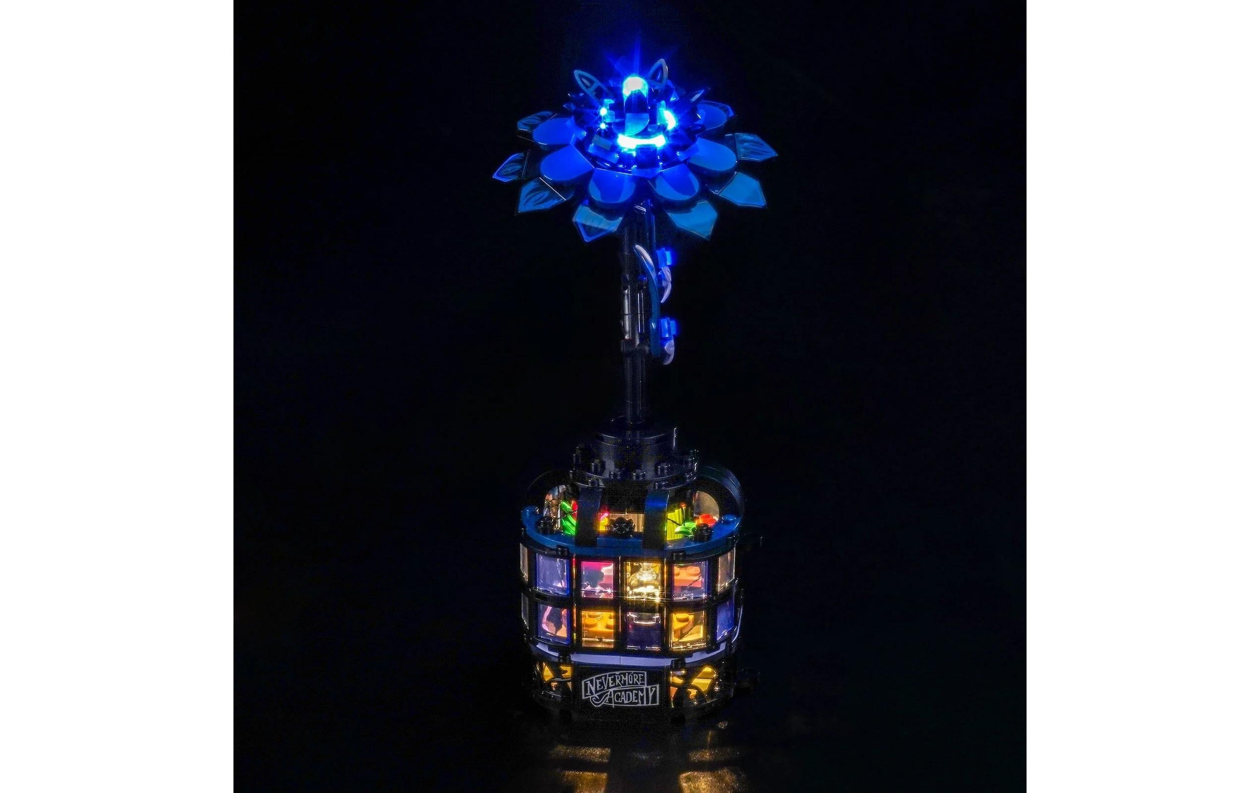 BrickBling LED-Licht-Set für LEGO® Wednesday: Schwarze Dahlie (76784)