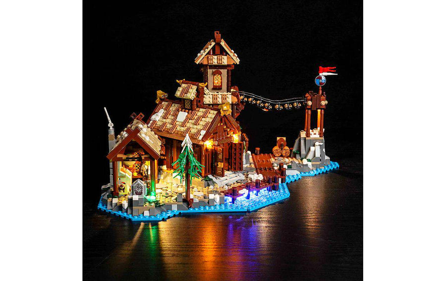 BrickBling LED-Licht-Set für LEGO® Wikingerdorf (21343)