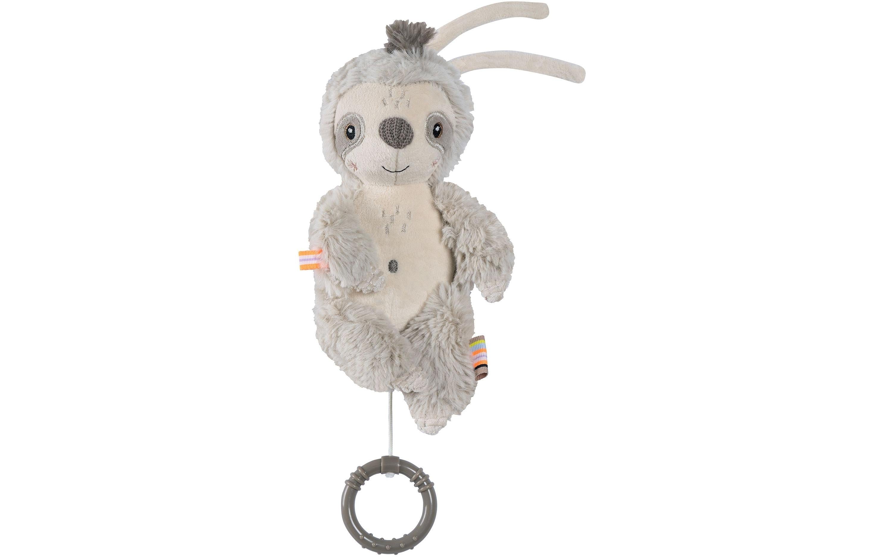 fehn Mini-Spieluhr Faultier Lazy, Crazy und Pink