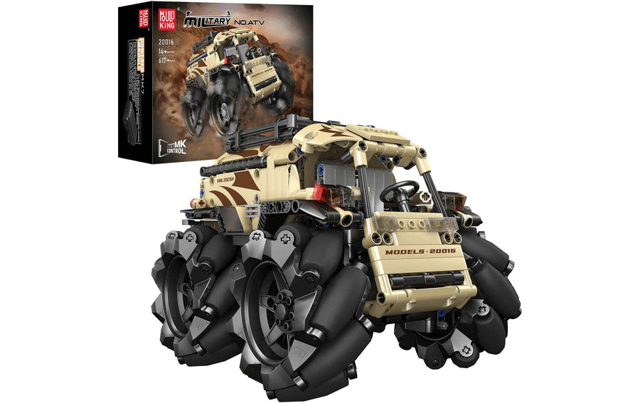 Mould King Mecanum ATV RC-ATV 1:16 omnidirektionale Mecanum-Räder