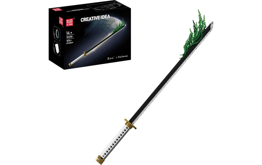 Mould King Zoro's Katana 1 Smaragdgrüne Energieeffekt-Teile 99.5 cm
