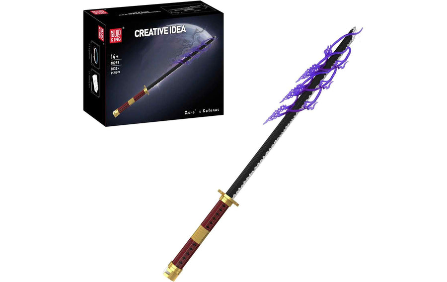 Mould King Zoro's Katana 2 Anime Katana Set mit Beleuchtung