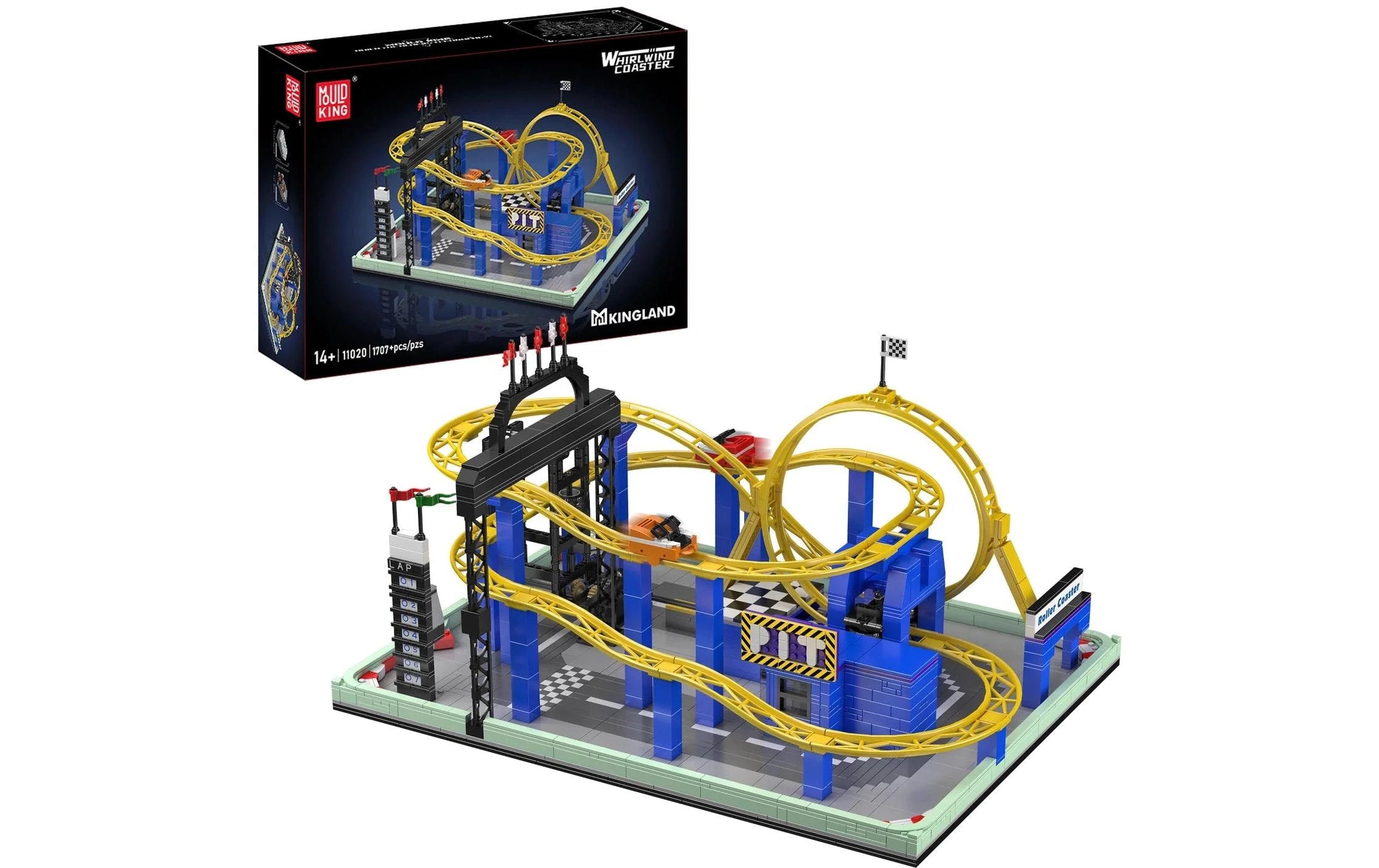 Mould King Whirlwind Coaster Elektrisch mit Elektroantrieb