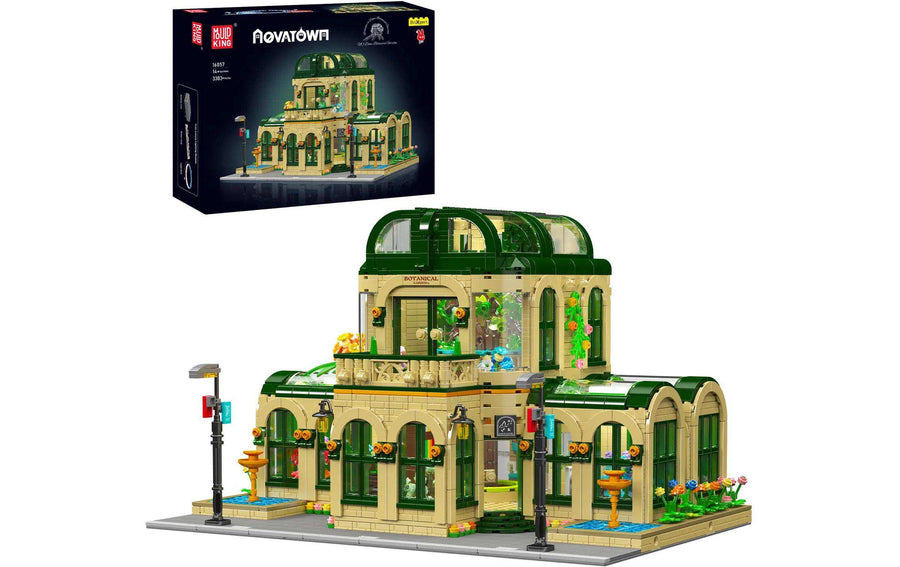 Mould King Botanischer Garten Architektur Modell Glaskuppel