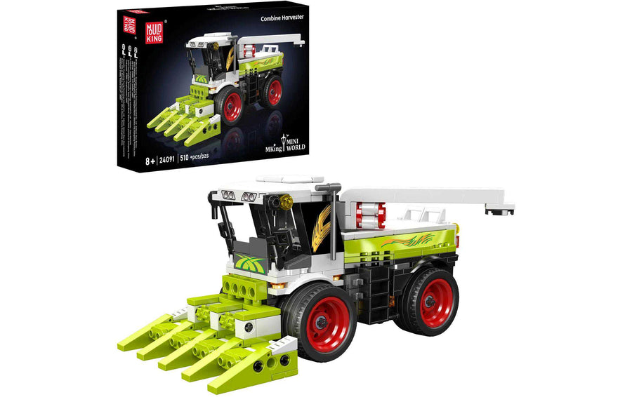 Mould King Mini-Mähdrescher Baumaschinen-Modell aus ABS-Bausteinen