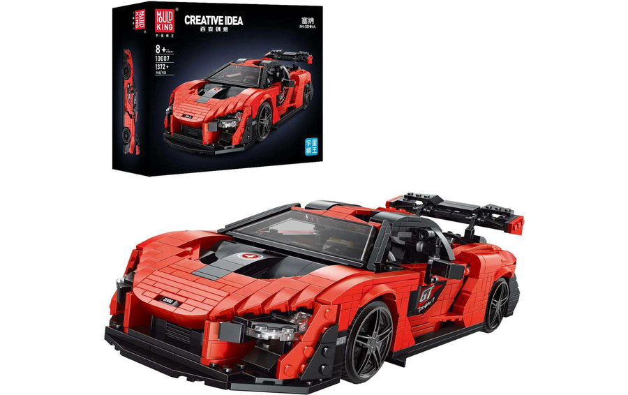Mould King Rennwagen Senna GTR Klemmbaustein-Set