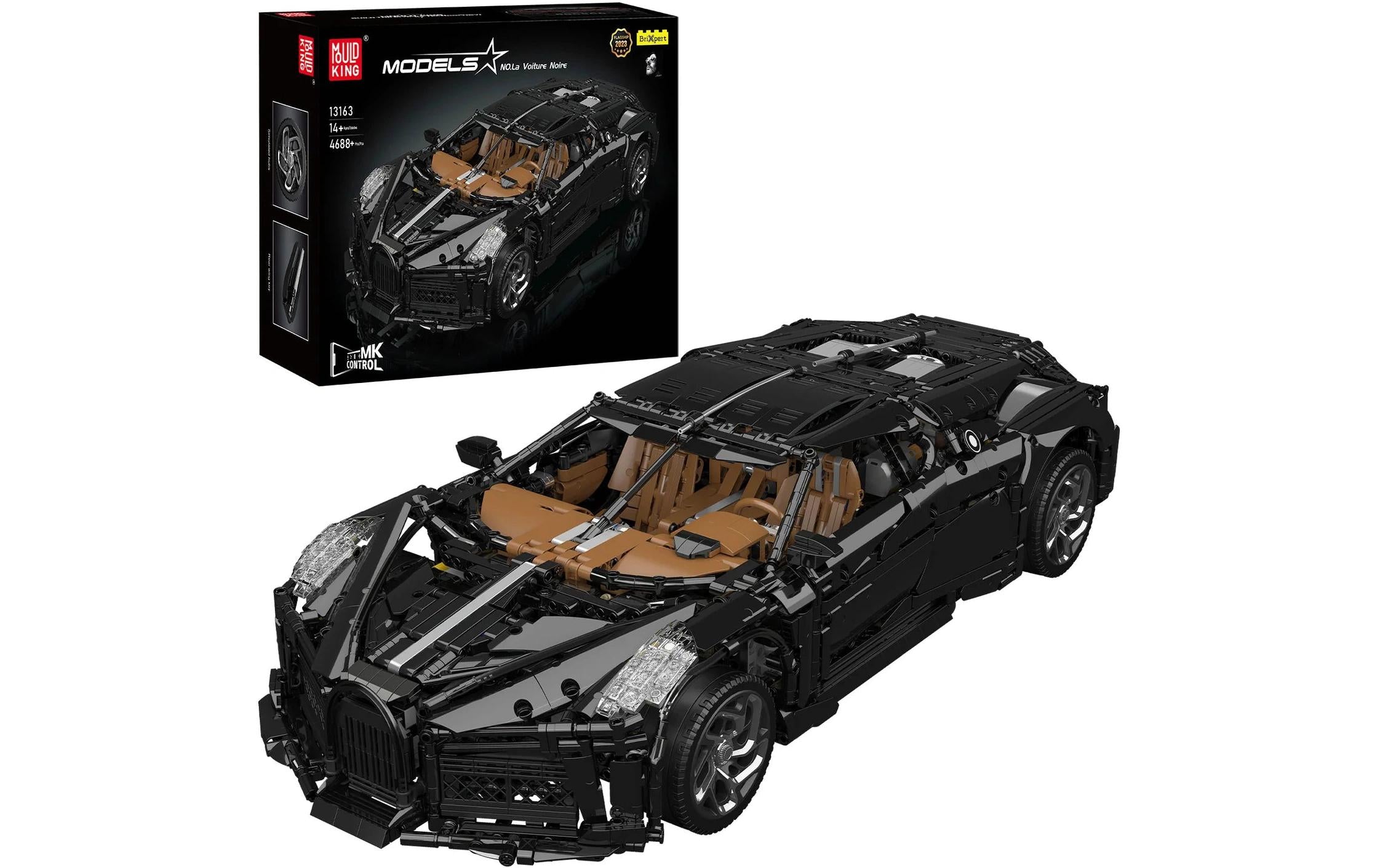 Mould King Hyper Car Voice of the Night Modell aus Klemmbausteinen