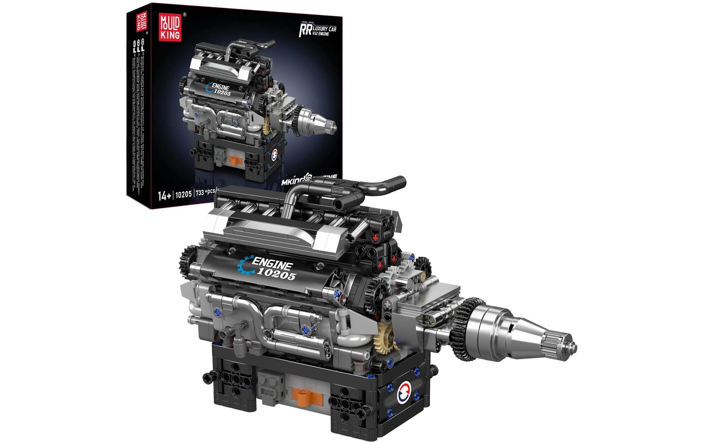 Mould King RP V12 Motor Modell elektrisch