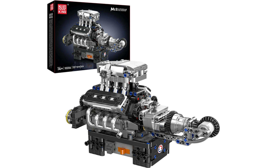 Mould King MCL Supercar V8 Motor Turbo elektrisch
