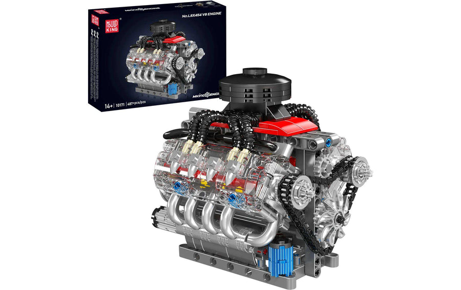 Mould King LSX454 V8 Motor Elektrisch